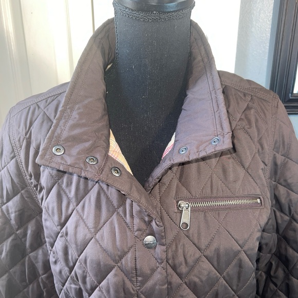 CARHARTT QUILTED WOMENS JACKET S BROWN - Picture 2 of 9